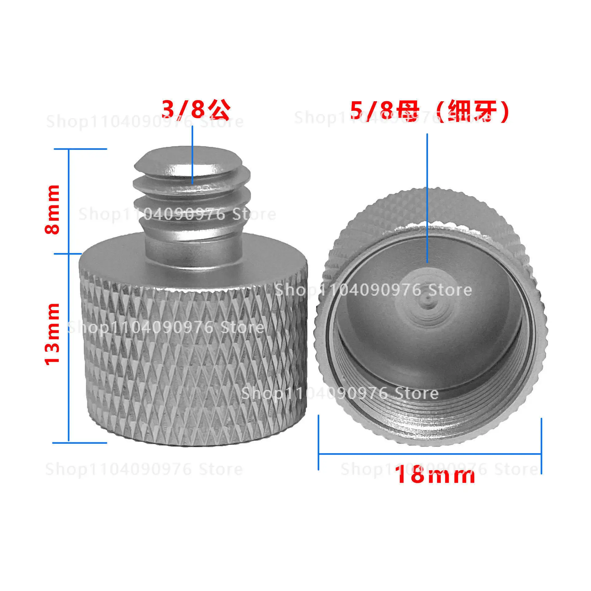 5/8 turn 3/8 inch screw tripod adapter photography light stand conversion head camera accessories 20pcs