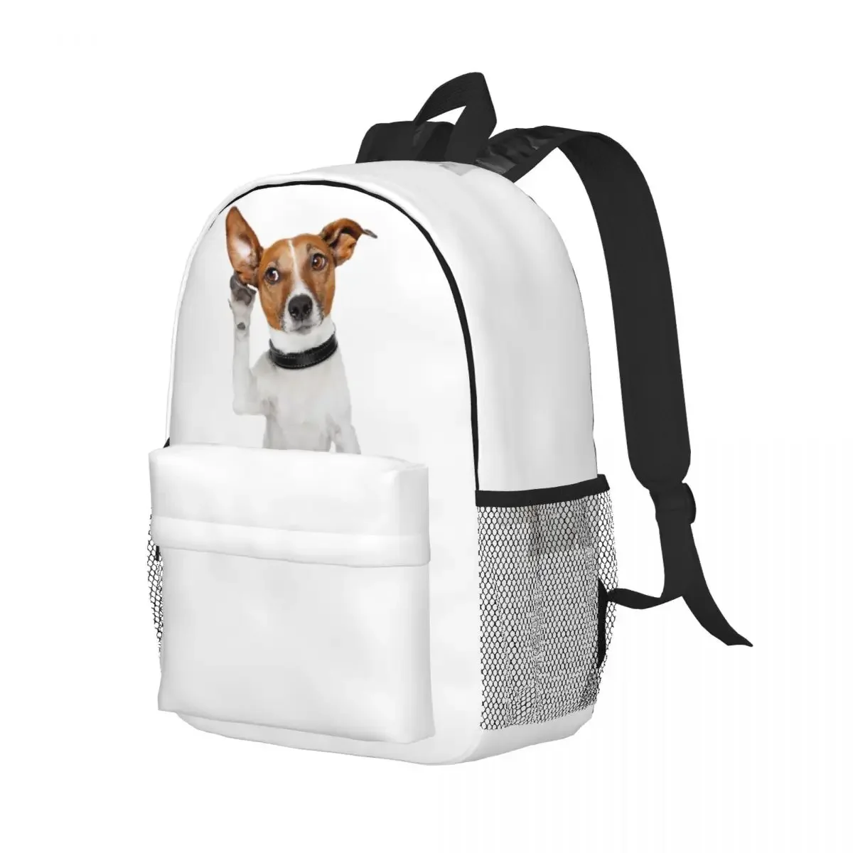 Jack Russell Terrier Dog Funny Backpacks Boys Girls Bookbag Fashion Students School Bags Laptop Rucksack Shoulder Bag