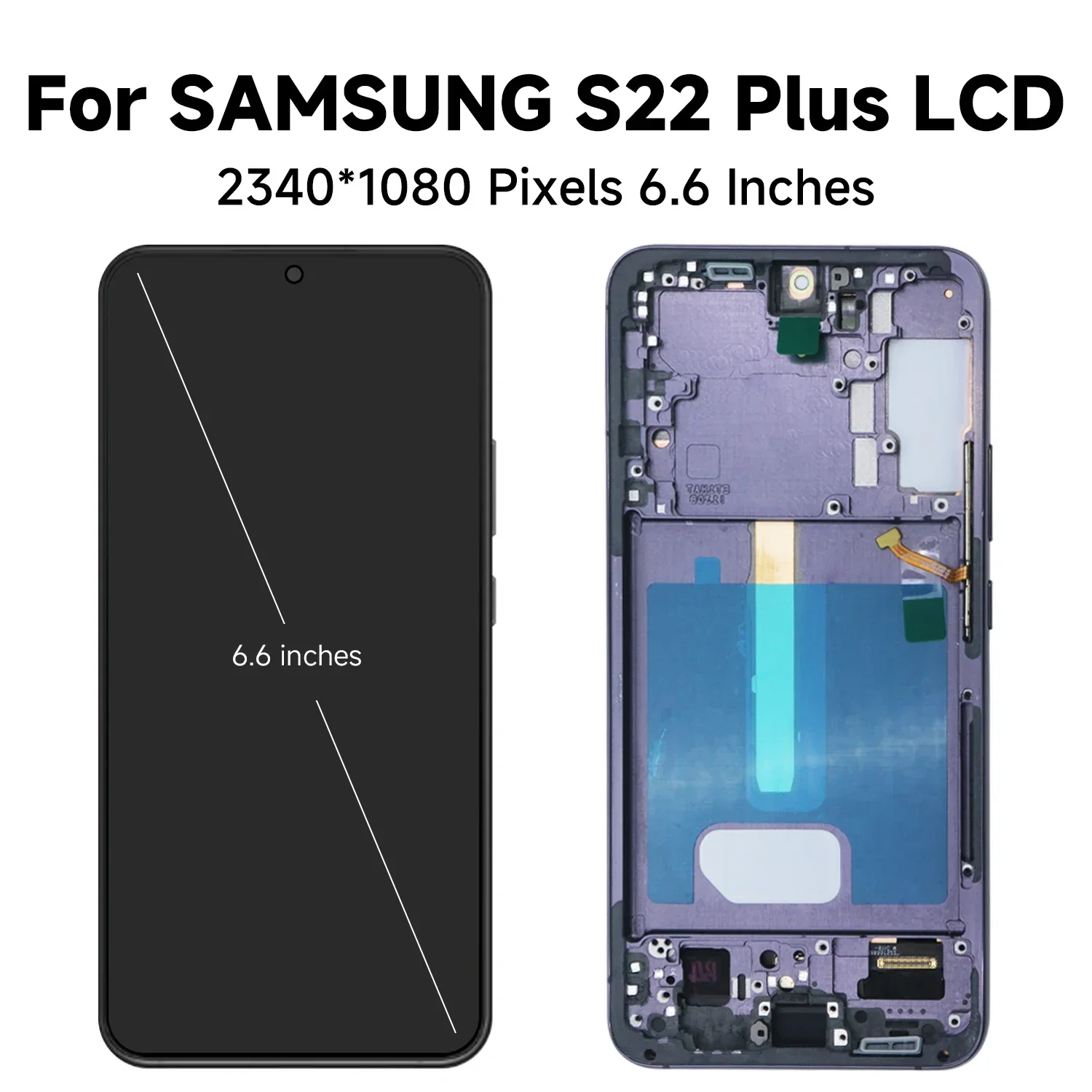 TFT For Samsung S22 Plus S906B S906 S906W LCD with frame Display Touch Screen Digitizer Assembly Replacement For Samsung S22+ 5G