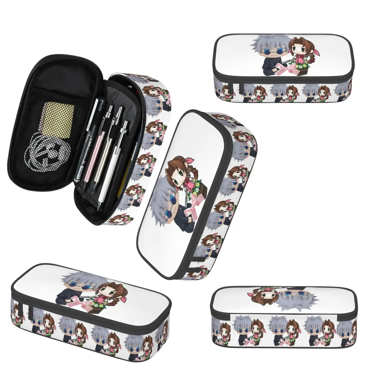 五条悟 (13) ペンケース キッズギフト用 ペンボックス 鉛筆バッグ 文具用品 ペンホルダーバッグ