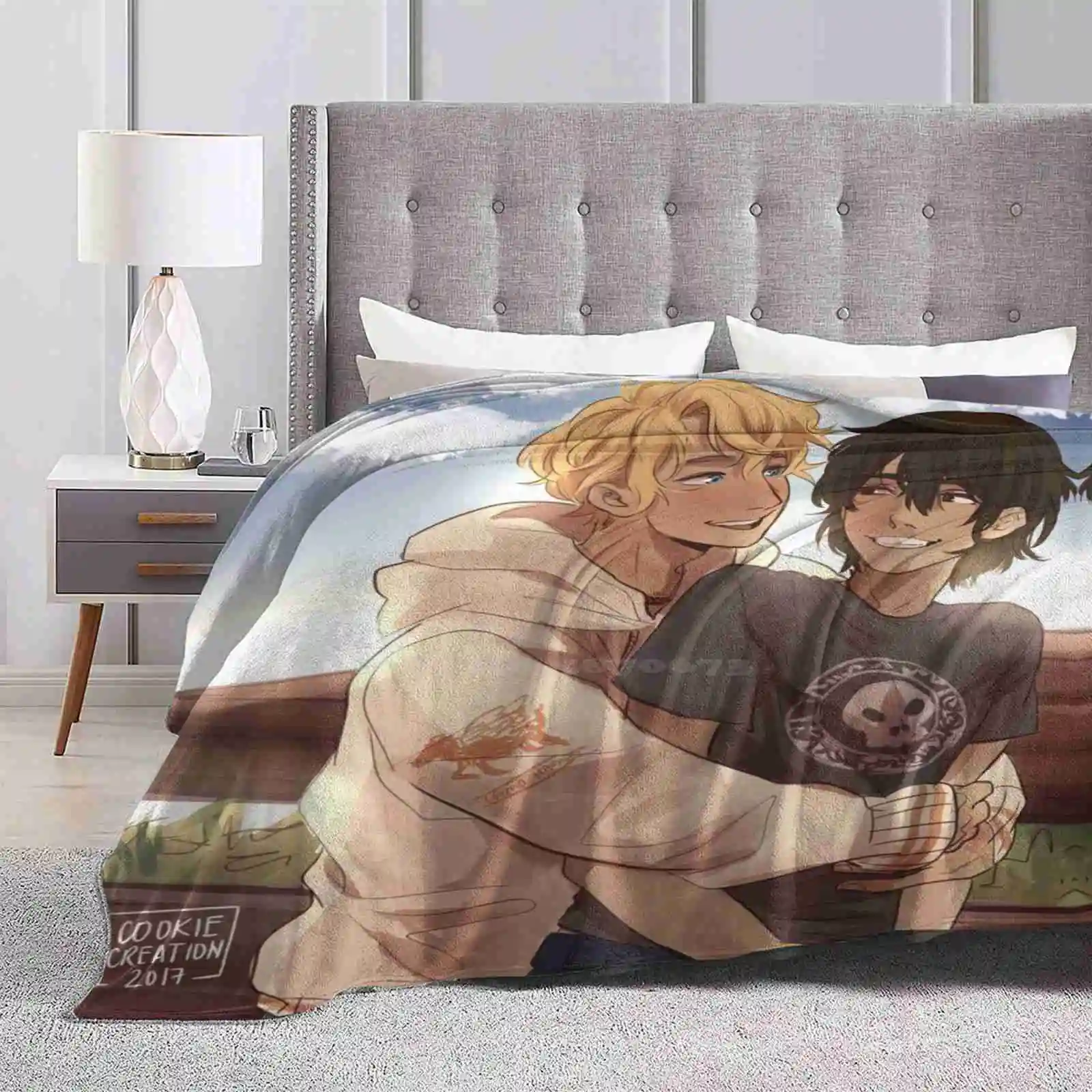 Solangelo Latest Super Soft Warm Light Thin Blanket Solangelo Will Solace Nico Di Angelo Heroes Of Olympus Hoo Trials Of Apollo