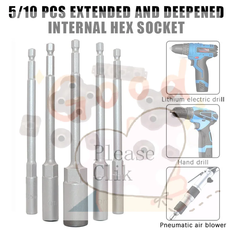 【hg】adaptador-de-soquete-de-haste-longa-55-17mm-para-furadeira-eletrica-chave-de-impacto-e-extensor-de-soquete-para-parafusos-e-porcas