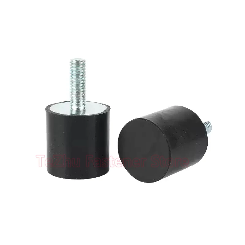 Amortisseur en caoutchouc à filetage mâle M3 M4 M5 M6 M8 M10 M12 M16, 1 pièce, tampon de Crash, amortisseur de Type VE, support d'isolation Anti-Vibration