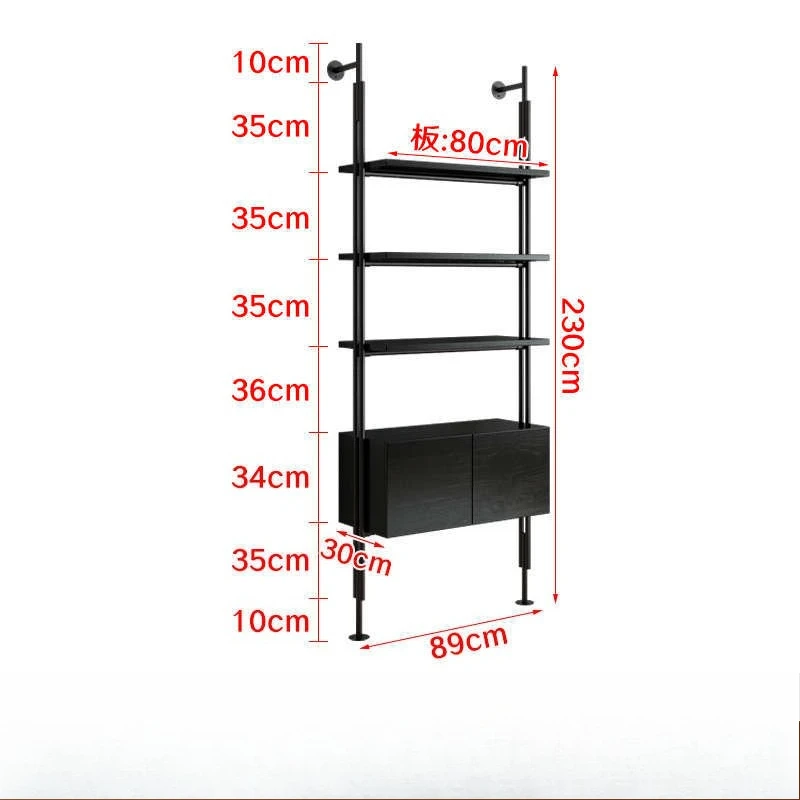 Bedroom Display Bookcases Storage Modern Organizer Office Bookcases Living Room Metal Furniture Estante MH40SJ