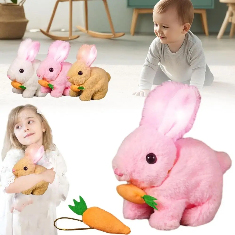 

Подарки, встряхивающие уши, пасхальный реалистичный кролик, игрушка ручной работы, мягкий электрический плюшевый кролик, мягкая кукла, умный кролик