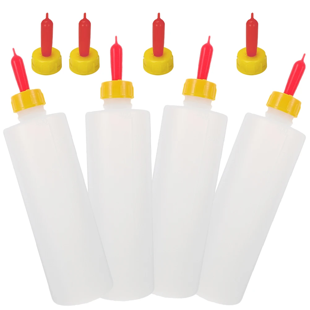 

1 Set Lamb Milk Bottle With Pacifier Pvc Goat Feeder For Calf Lamb Sheep Large Capacity Animal Feeding Bottles For Livestock