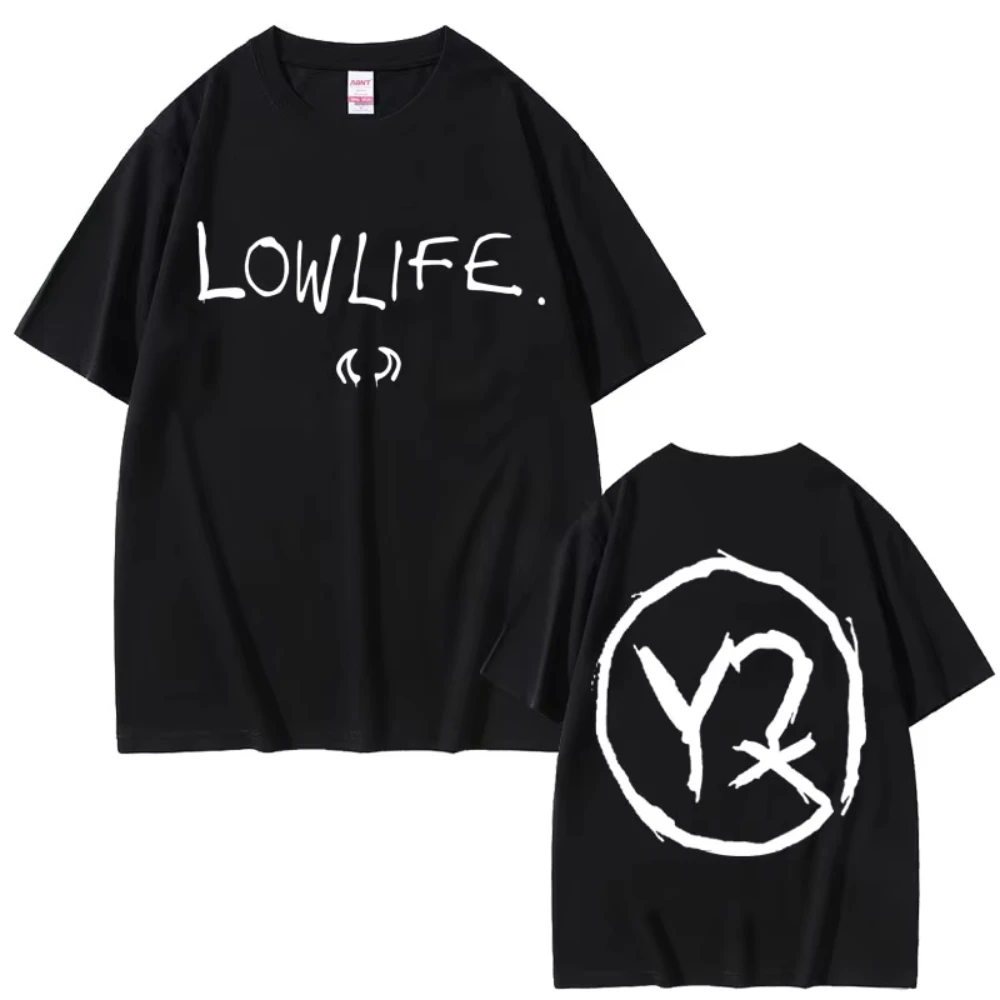 Yungblud Lowlife Album Logo 2025 T-shirts Men Women Fashion Rock Retro Short Sleeve Tshirt Men's Casual Cotton Oversized T Shirt