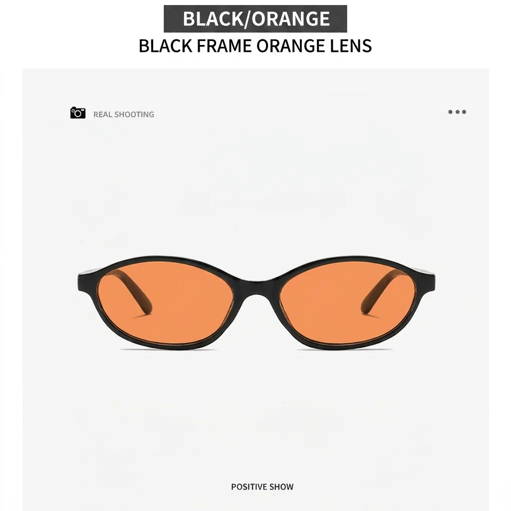 Pc Sunglasses Retro Oval Frame Sunglasses Unisex Sunglasses Trendy For Stage Performance Party Gathering Travel