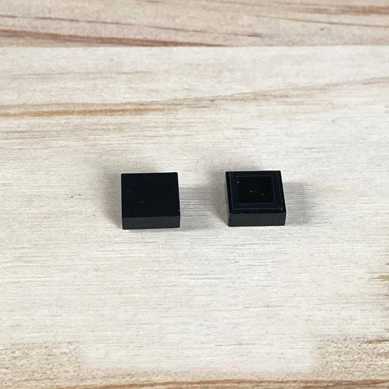 200PCS 1x1 Ziegel Flache Fliesen Glatte 1*1 Bausteine DIY Pädagogisches Kreative Teile Spielzeug für Kinder kompatibel 3070