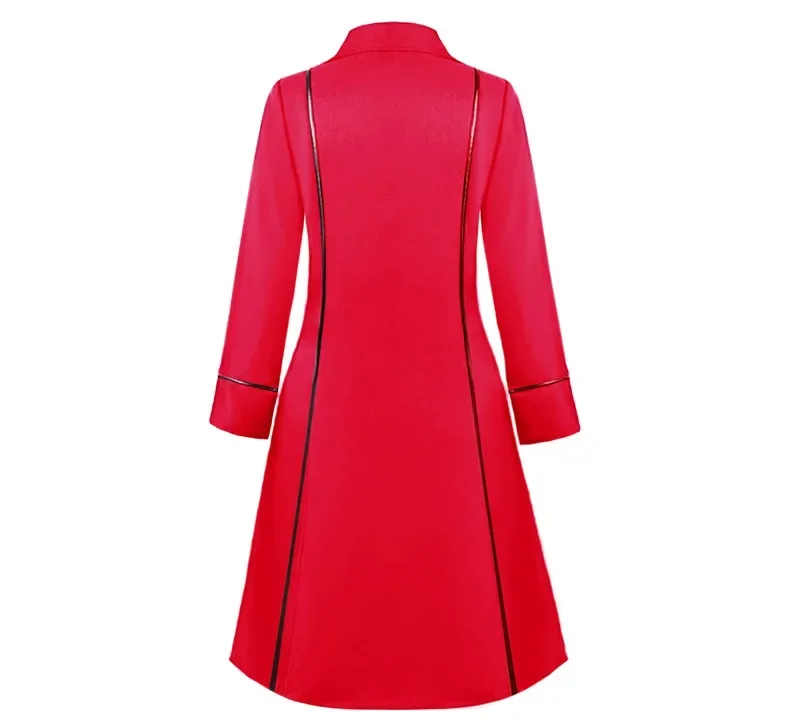 New Medieval Three-Breasted Lace Irregular Coat For Women