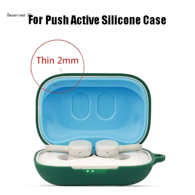 For Skull Candy Push Active Shockproof for Shell Cover Sleeve Anti-scratch Soft