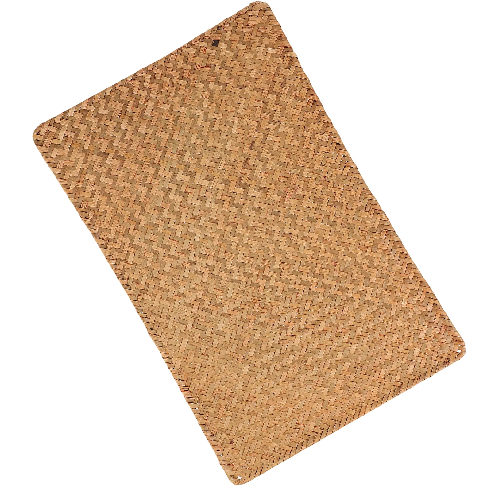 

Woven Placemat Handwoven Table Mats For Dining Table Heat-Resistant Non-Skid Tea Cup Pad Rustic Farmhouse Coaster