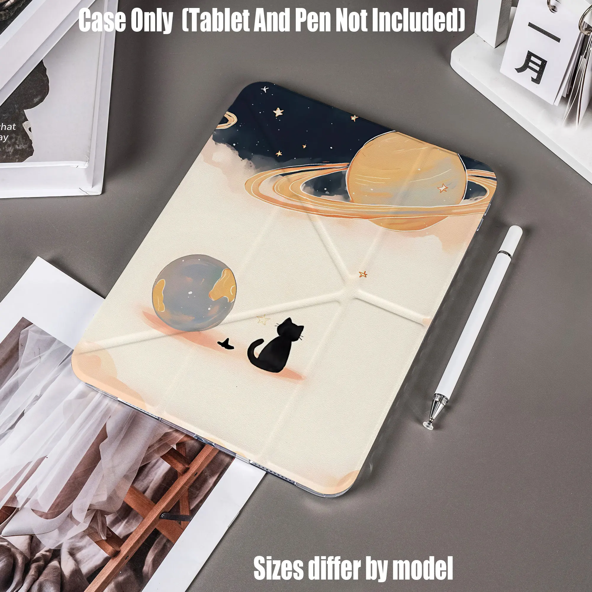 Slim Fit Premium TPU Tablet Cover, Shockproof Durable Lightweight Protective Case for iPad Samsung Huawei Honor Redmi Xiaomi