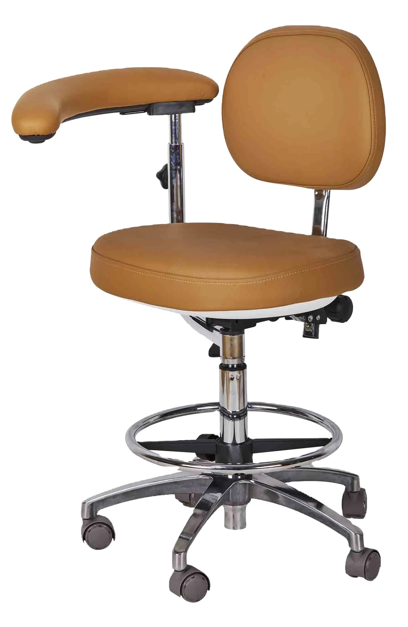 Hospital Doctor's and Nurse's Durable Multifunction Adjustable PU Leather Contemporary Design Chair