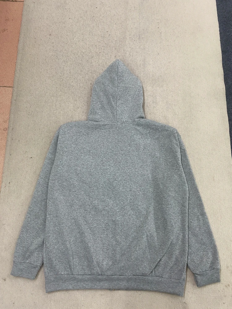 هوديي هيب هوب بسحاب بلون سادة مطبوع عليه رذاذ لكل من الرجال والنساء، ملابس فضفاضة مناسبة، دافئة ومتعددة الاستخدامات في الخريف #4