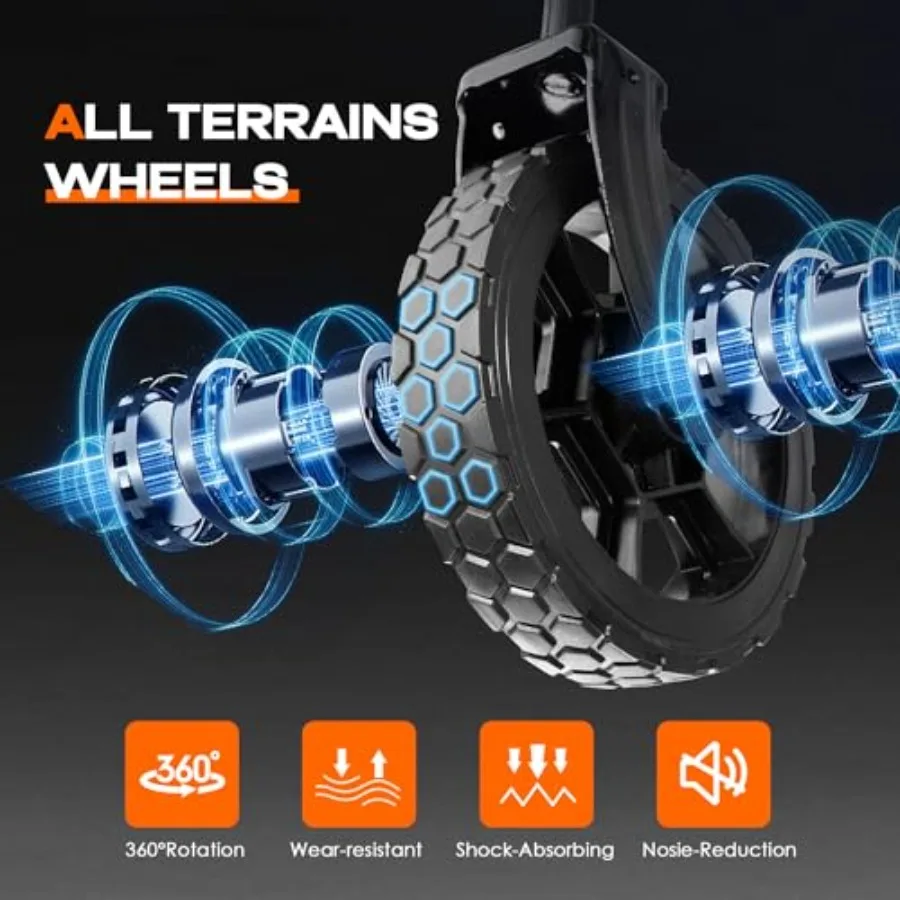 130L Collapsible Folding Wagon with Silent AllTerrain Wheels for Large Capacity Storage and Transport Ideal for Camping Shoppin