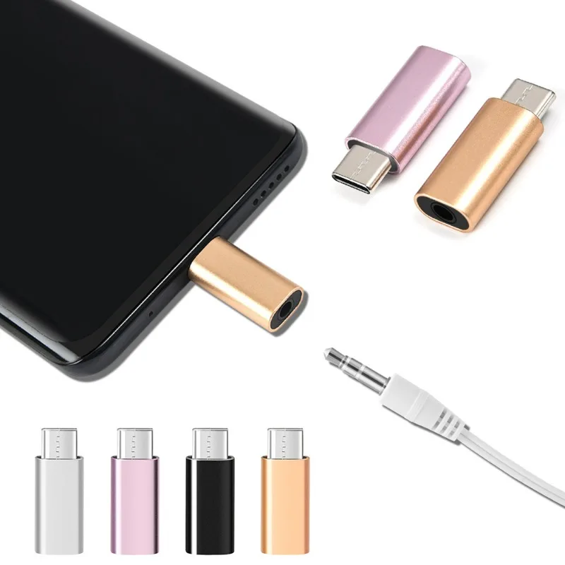 Konwerter słuchawek typu C żeński na 3.5mm Jack męski AUX Jack przejściówka Audio do słuchawek nausznych uniwersalny przejściówka Audio do słuchawek nausznych USB-C — zdjęcie 3
