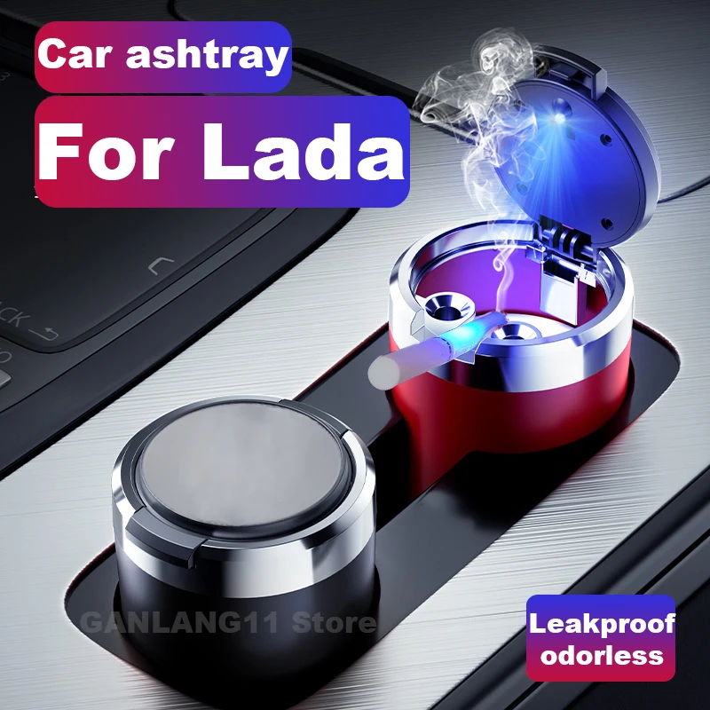 

2025 Car Ashtray For Lada Granta Niva Travel Vesta NG XRAY Largus Universal Vehicle Ashtray Lada Accessories