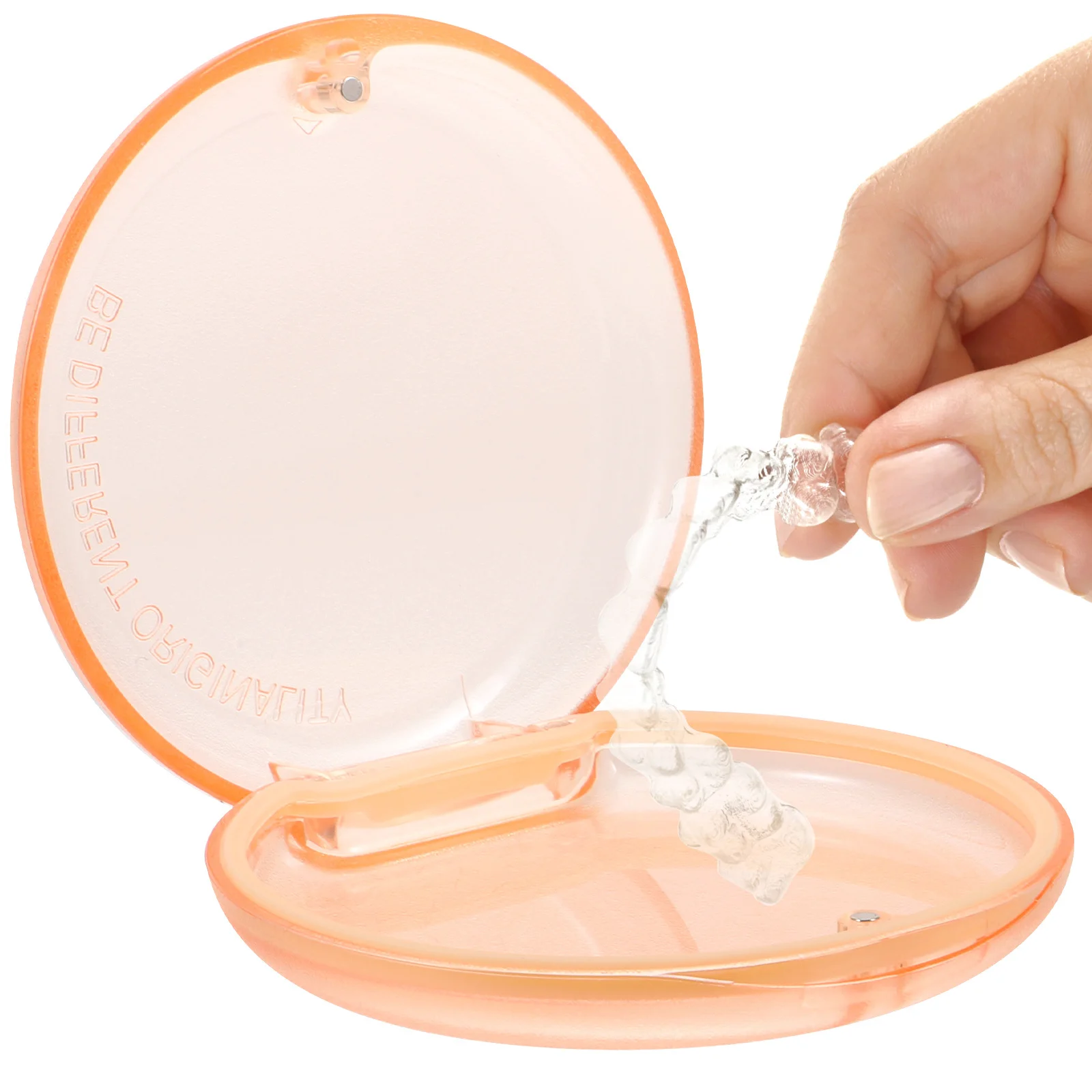 

Портативная коробка для переноски зубных протезов, небольшой дышащий держатель, прочная конструкция, легкий вес, удобный для переноски, идеальный выбор подарка