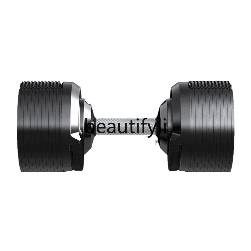 

Black Spray Paint Adjustable Dumbbell Anaerobic Fitness Equipment Solid Steel Dumbbell Set