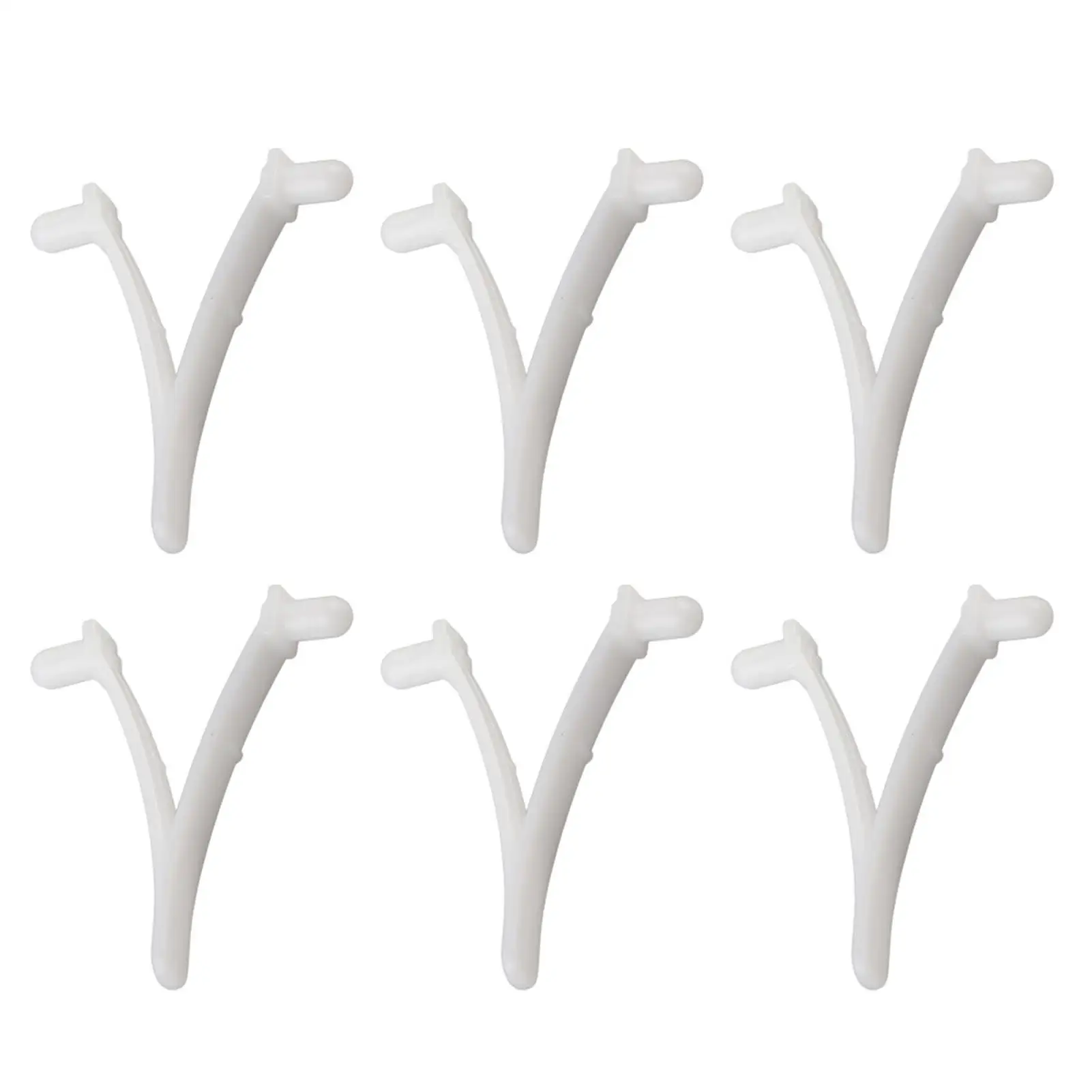 6Pcs V Clips for pool Spa Brush, Leaf Rake & Skimmer Vacuum Head - Essential Cleaning Tools for Swimming Pools