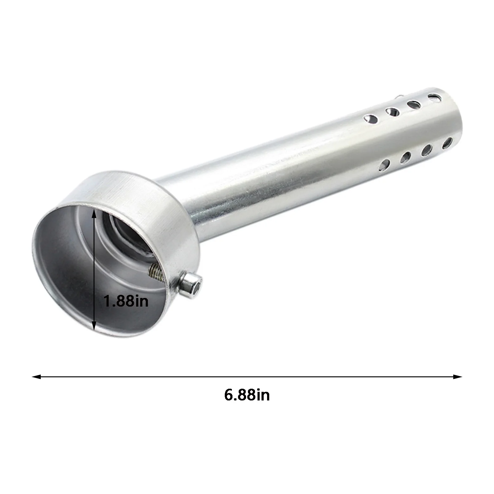 Motorcycle Exhaust Muffler Adjustable DB Killer Silencer Noise Sound Eliminator Universal Chrome 48mm Motorcycle Accessory Part