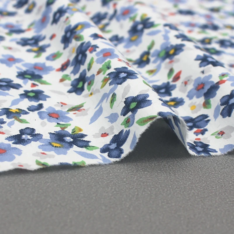 60S Light and Thin Cotton High Density Fabric Summer Thin Section Pastoral Style Small by Half Meter