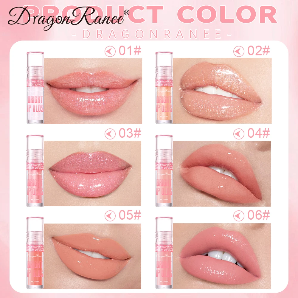 Błyszczyk do ust, Olejek do ust, Nawilżający i odżywczy balsam do ust z delikatnym połyskiem, Błyszczyk do ust do makijażu świątecznego, Błyszczyk do ust do lekkiego makijażu, Olejek do ust