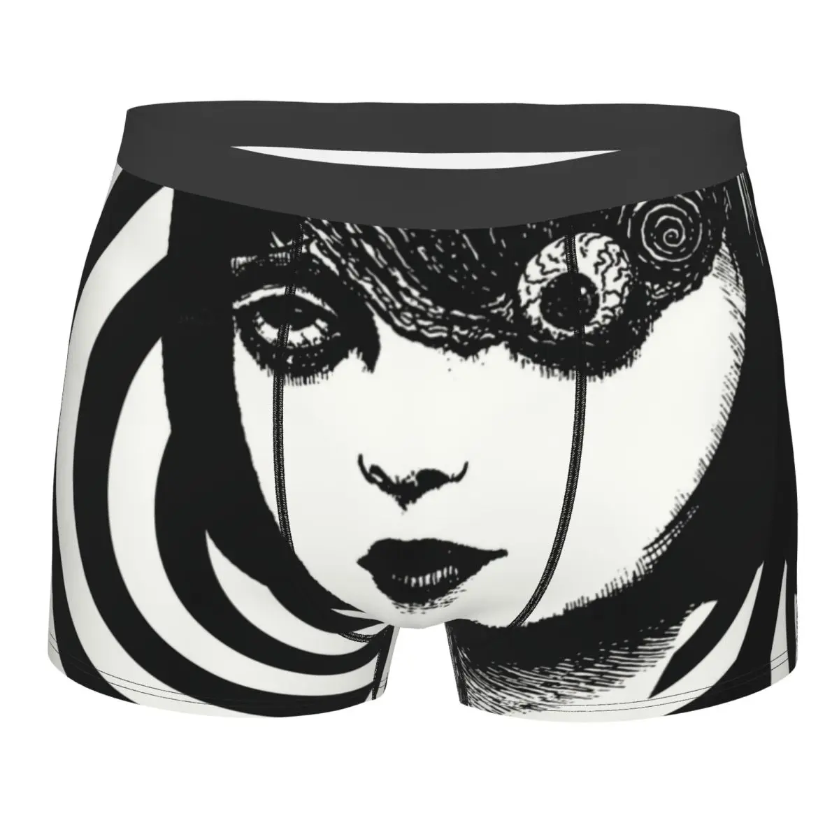 

Custom Manga Azami Kurotani Boxers Shorts Men's Junji Ito The Spiral Briefs Underwear Fashion Underpants