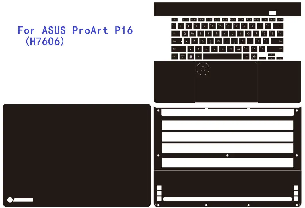 Laptop Vinyl Decal Cover Sticker Skin For Asus ProArt P16 H7606 PX13 HN7306  2024 PZ13 HT5306  Studiobook 16 H7600 W7600 H5600