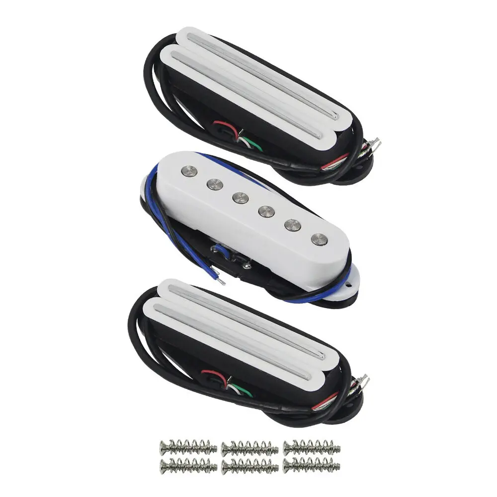 

SSS Guitar Pickup Set N B & Single Coil M fit ST Style