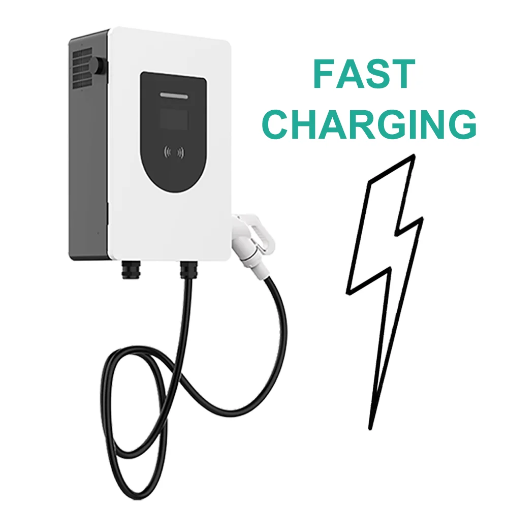 20KW 30 KW 40KW CCS 2/CHAdeMO/CCS1/GBT  Wallbox Commercial Floor Wall Mounted EV Charging Station DC EV Charger for Electric Car
