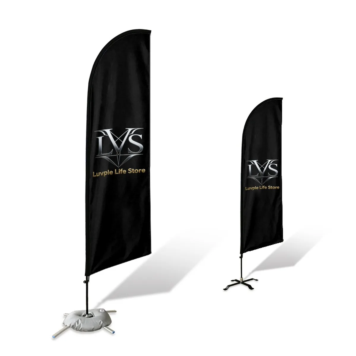 1 Piece of Single-Sided, Exhibition-Specific Custom Feather Flag - Personalized Commercial Exhibition Banner (Without Flagpole)