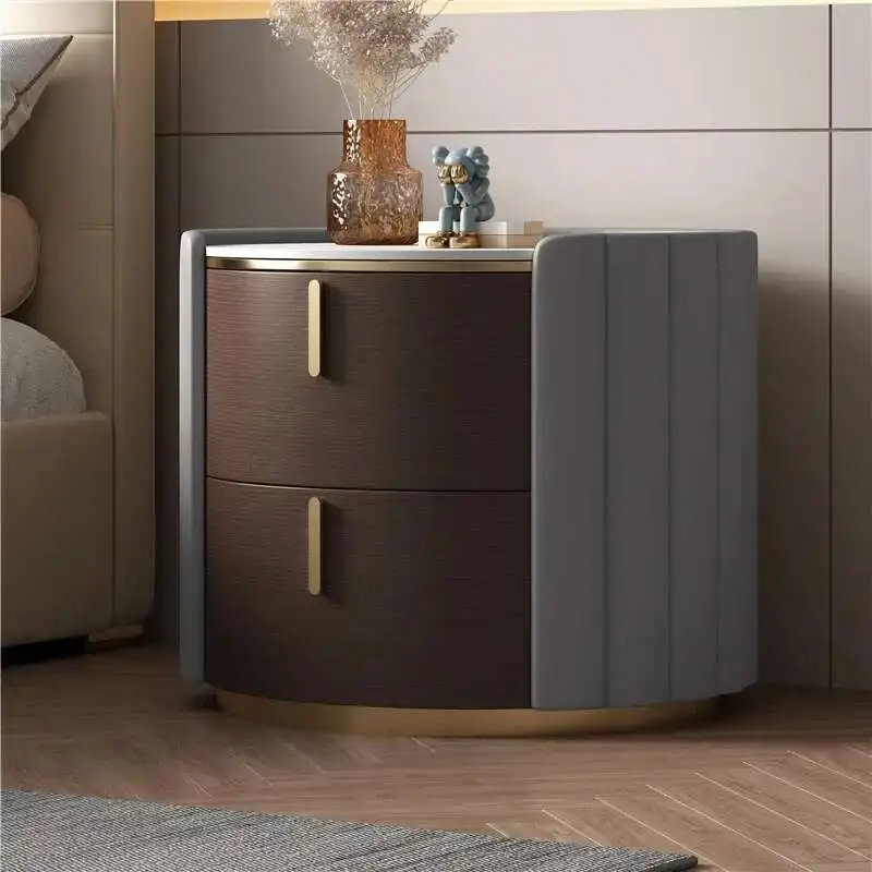 خزانة تخزين، درج سرير، طاولة بجانب السرير، مصممة من الخشب، خزائن غرفة النوم الضيقة، أثاث غرفة النوم الجانبية Nachtkastje #5