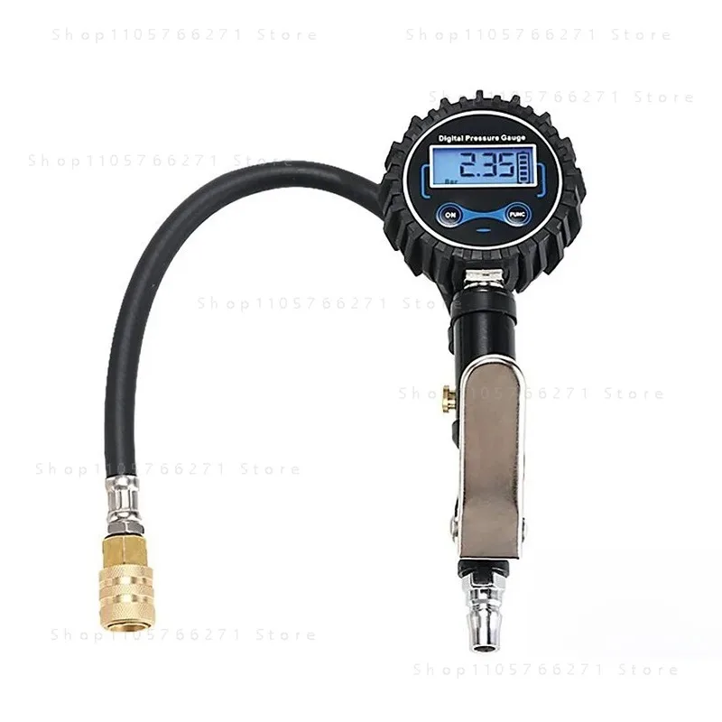 for Digital Tire Inflator Gauge with LED Display, 200 PSI Quick Fill Air Chuck for Car Truck Motorcycle, Pressure Test Tool