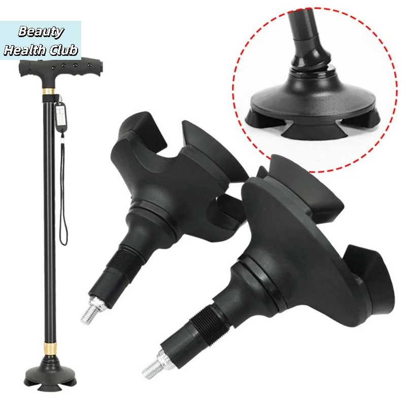 【Non-Slip Crutch Tips Walking Cane Foot Covers For Elderly Stability Trekking Pole Protector Hiking Stick End Caps Cane】