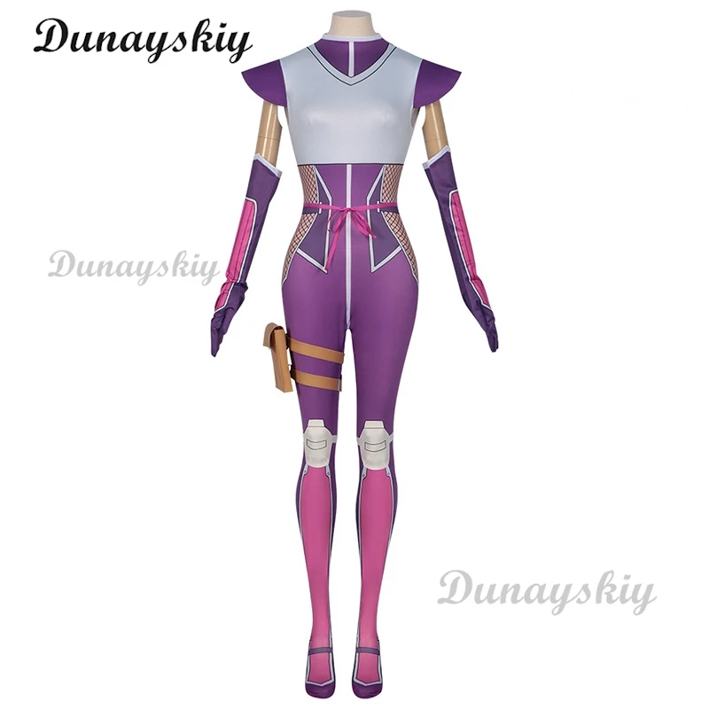 Momochi Ayame Costume Cosplay Tuta Parrucca Anime I'm Living An Otaku NEET Kunoichi Copricapo Festa di Halloween Donne Ragazze Puntelli