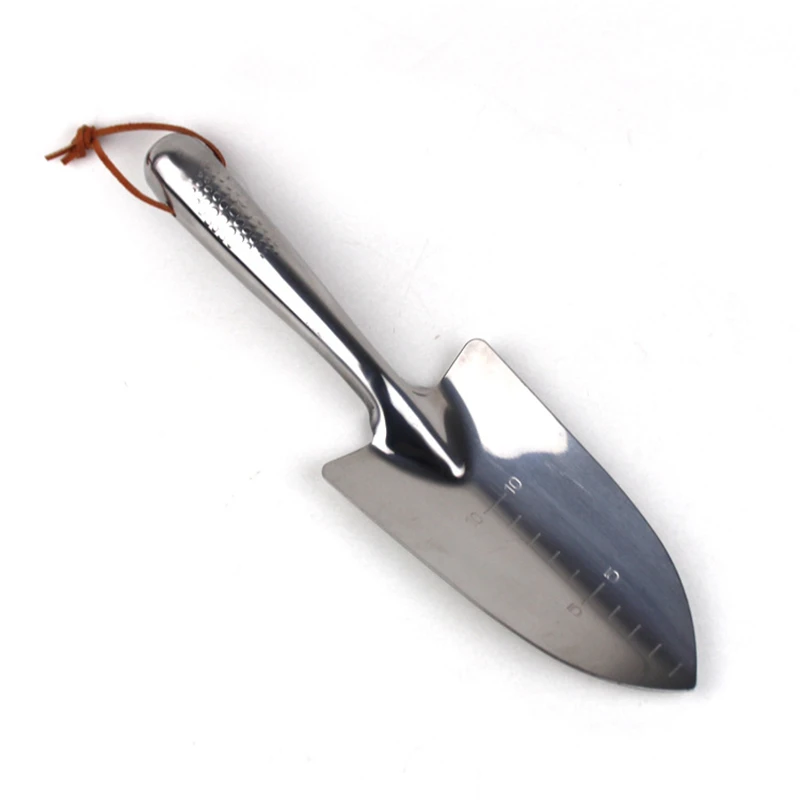 Ferramenta de Jardim Mini pá Spade Plant Gardening Tool pá Pequena Portátil para Vaso 29cm Aço Inoxidável