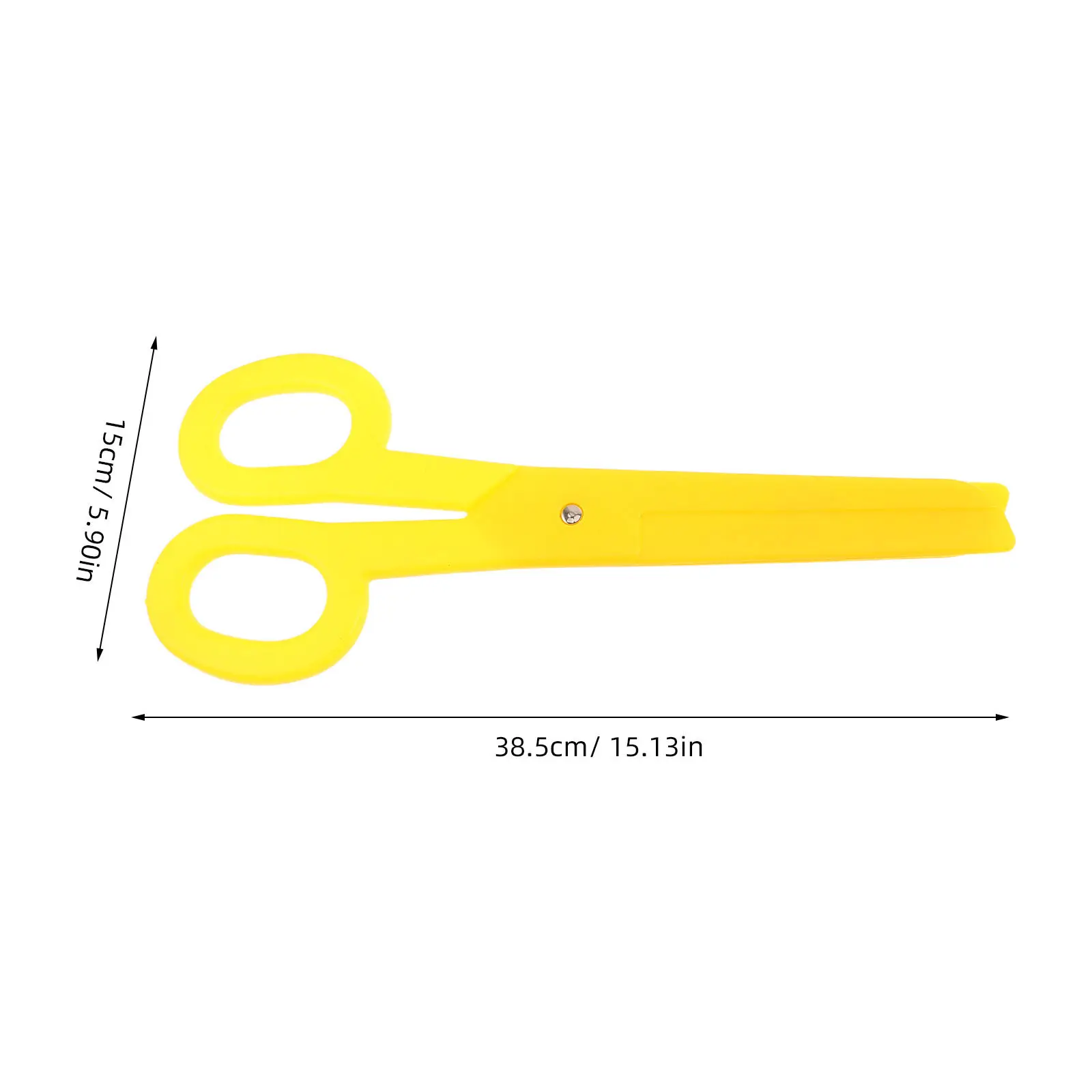 4Pcs Oversized Vibrant Plastic Scissors Funny Exaggerated Prop for Pranks Cosplay Stage Photo Shoot Decor Ribbon