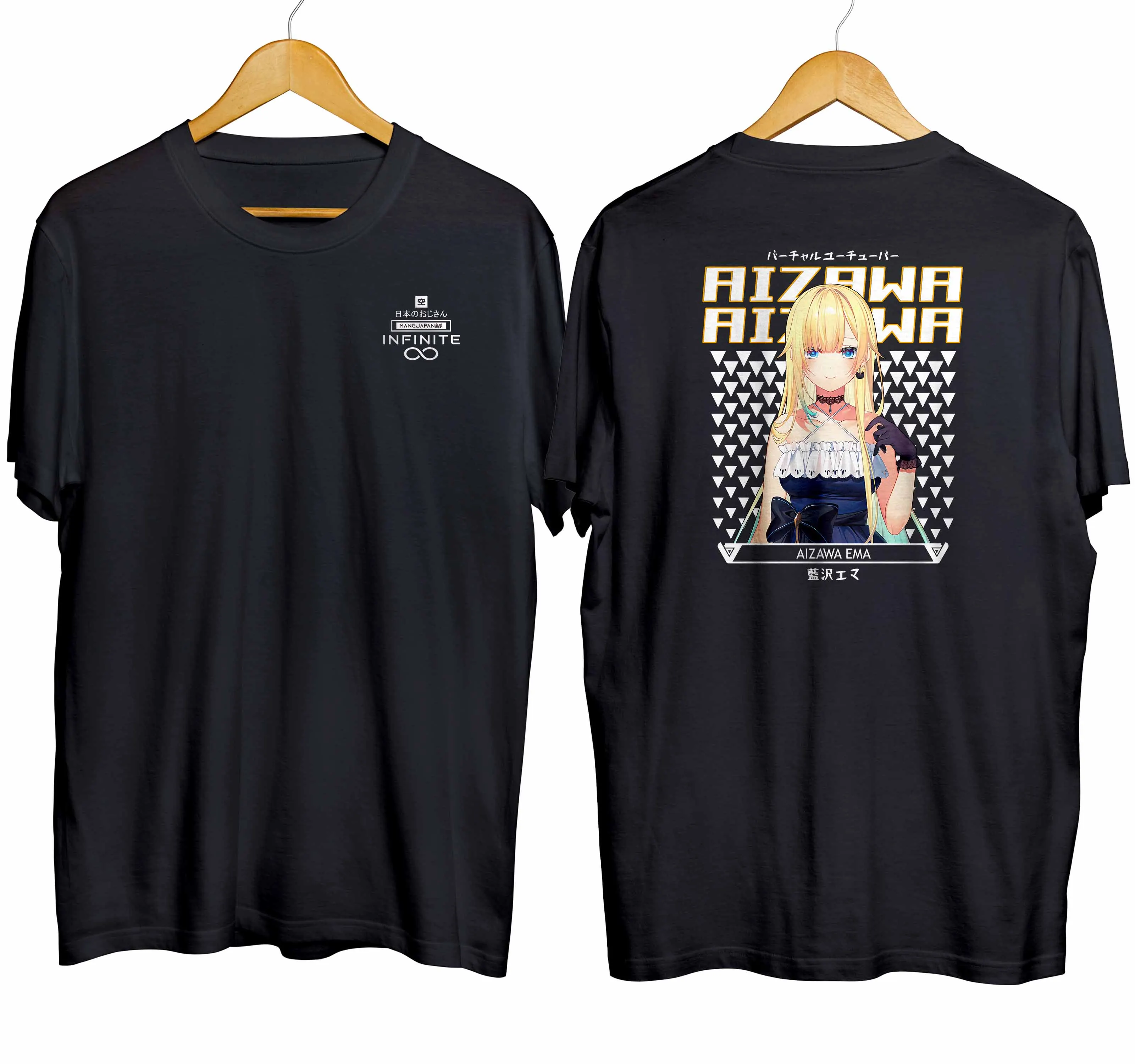 T-shirt distroanime vtuber AIZAWA EMA - VSPOT 100% combed 30s