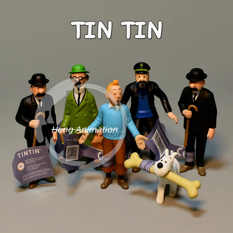 Внешняя торговля Экспорт Массовые товары Тонин Приключения Собака Капитан Фигурки Модель Фигурки Украшения Игрушки Подарки