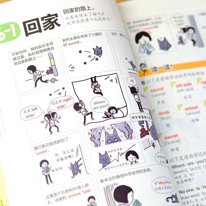 Easily Learn Elementary School English Vocabulary with Comics, with Over 1000 High-frequency Elementary School English Words