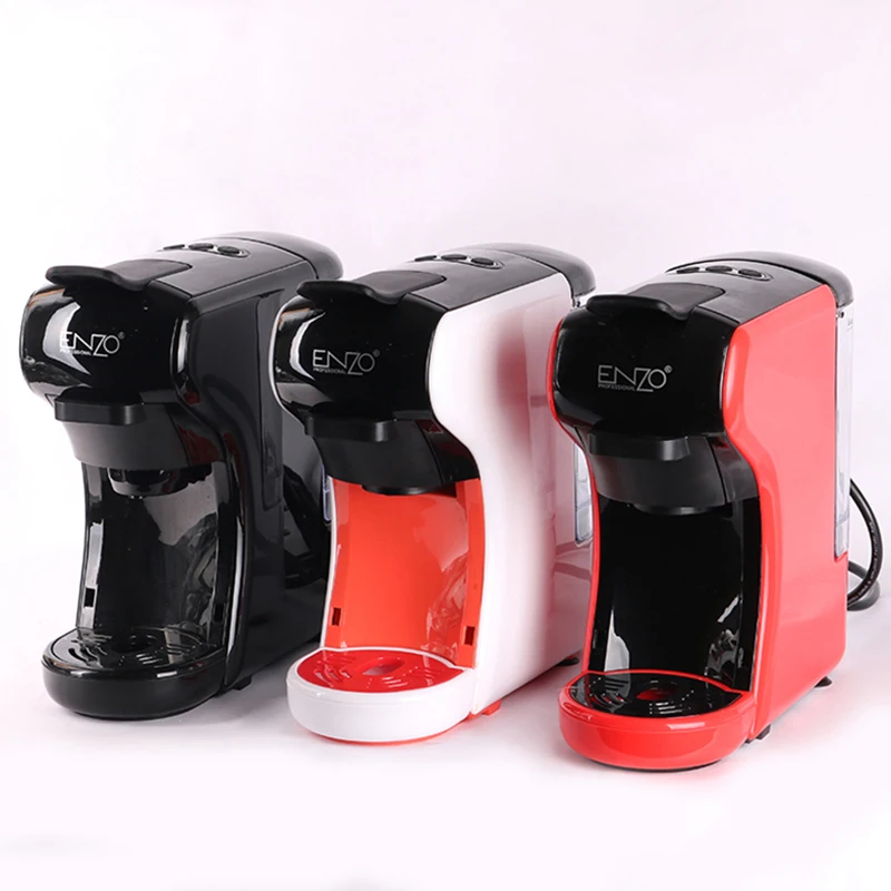 ENZO Fully Automatic Home Commercial Espresso Maker Multi-Function Mini Coffee Portable Italian Pod Machine Electric