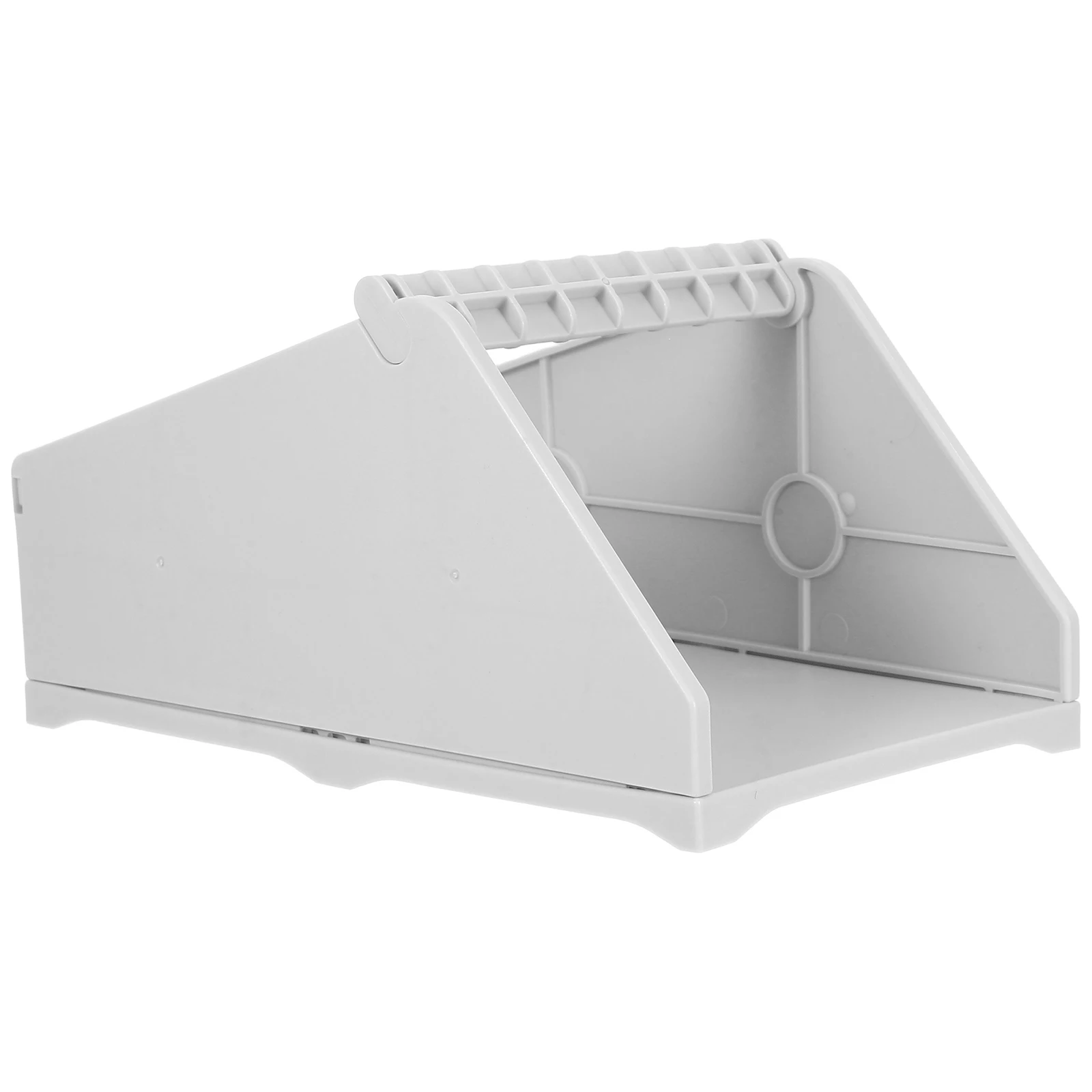 

Thermal Printer Label Holder Boxes for Storage White Compact Spacesaving Office Paper ganizer Shipping Label