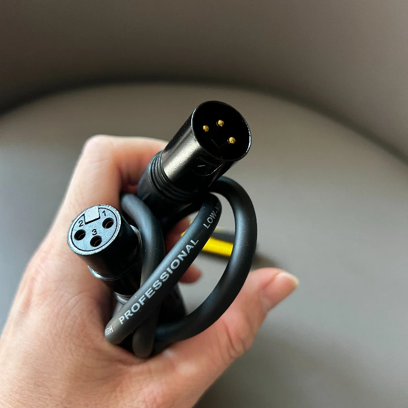 3Pin X L R Male female Microphone Mixer Effects Balanced Male/female X L R Extension Cable Amplifier Audio Connection Cable