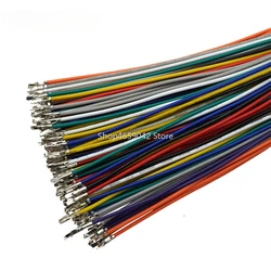10PCS PHB 2.0mm Connector Terminal Cables Multi Color 26AWG 20CM Single End Semi-finished Product Black/Red/Blue/Yellow/Green