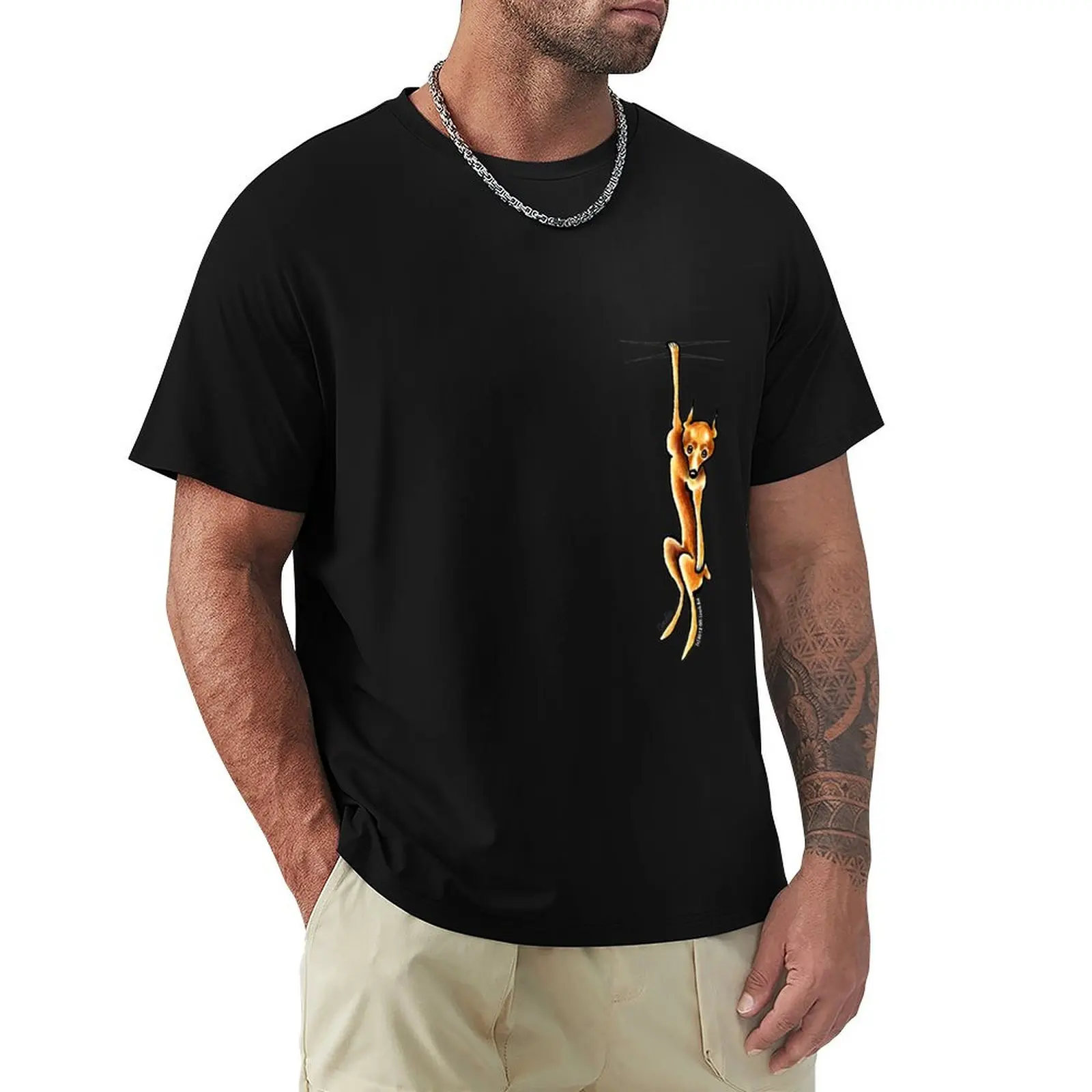 

Clingy Red Miniature Pinscher Min Pin T-Shirt Vintage Style Printed Top