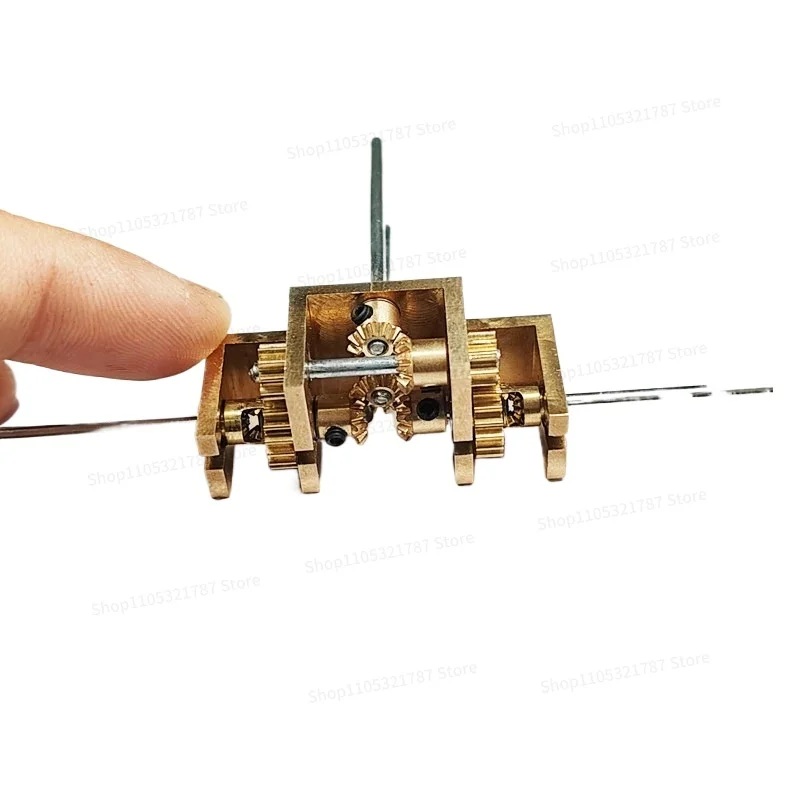 For Mini Tank Model, Double Flow Gearbox, Micro Differential, Excavator Crawler Turning Transmission Box Static Change