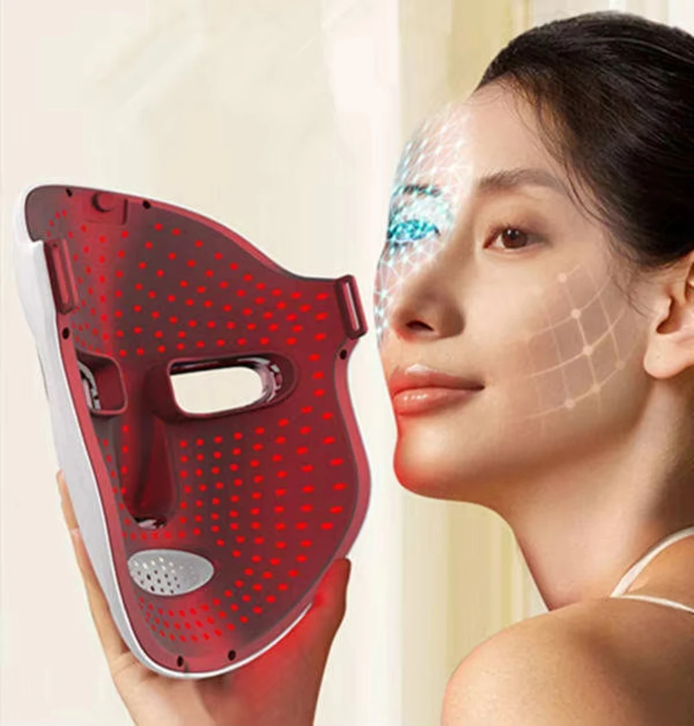 New Arrival 7 Led Color Home Use Beauty Tool Facial Skin Care Face Instrument Product Beauty Mask Led Light Mask