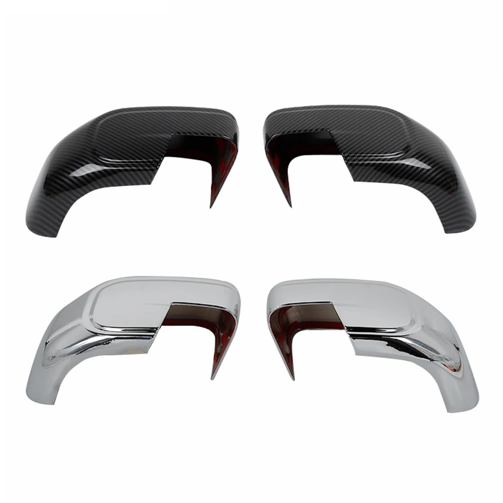 

Fit for Ford Bronco Sport 2021 2022 Chrome Rearview Mirror Cover Trim Rearview Mirror Cover Trim ABS Carbon Fiber Black